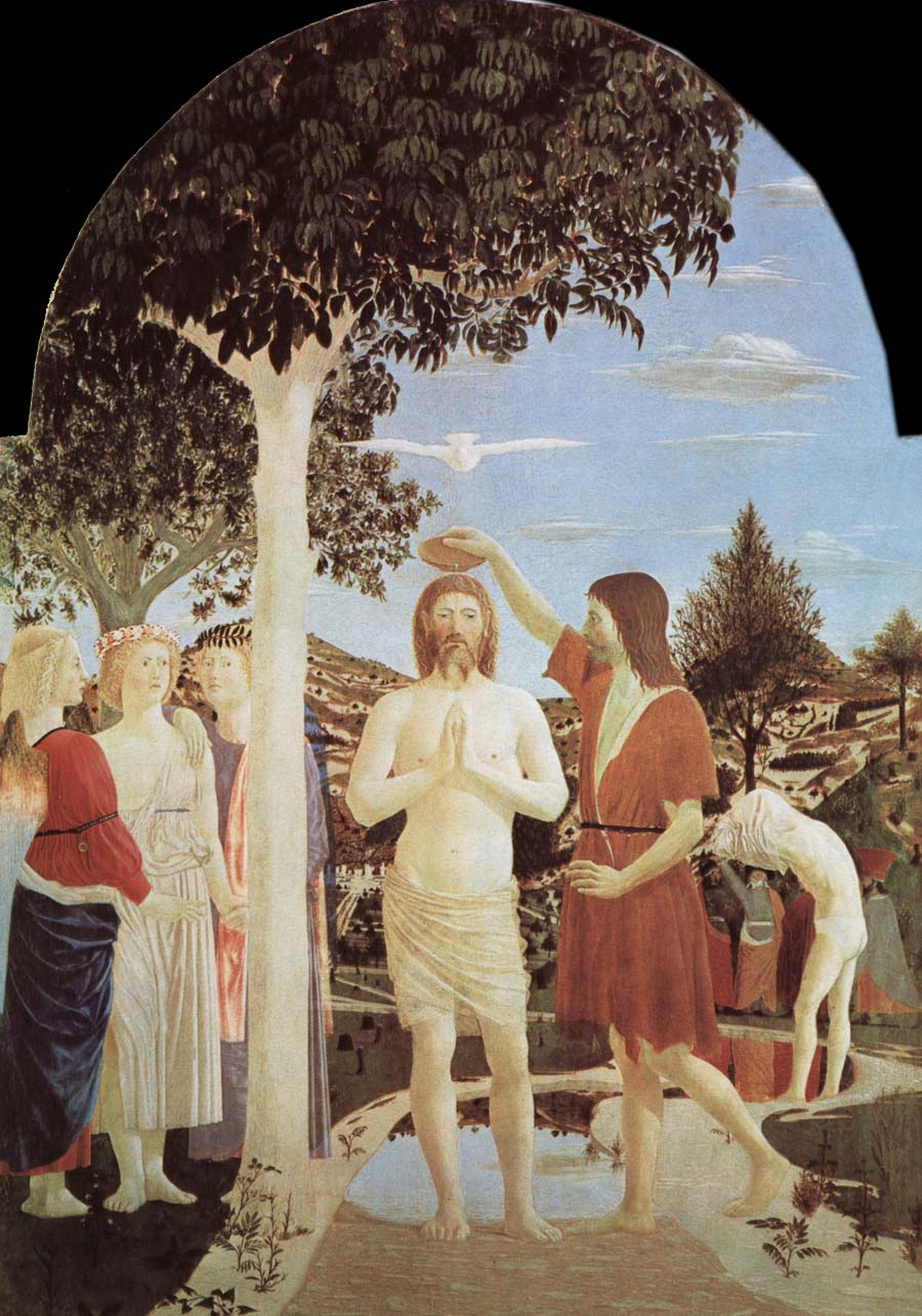 Piero della Francesca The Baptism of Christ